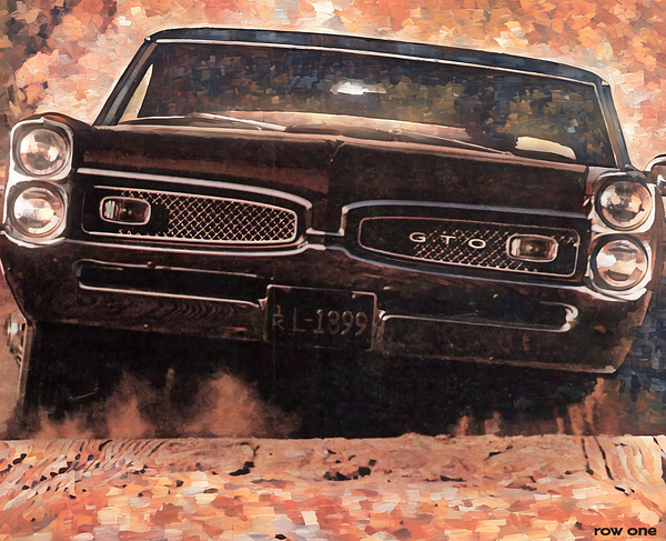 1967 pontiac gto car art Print