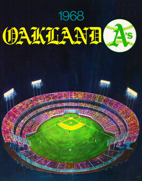 1968 Oakland Athletics Baseball Art Print