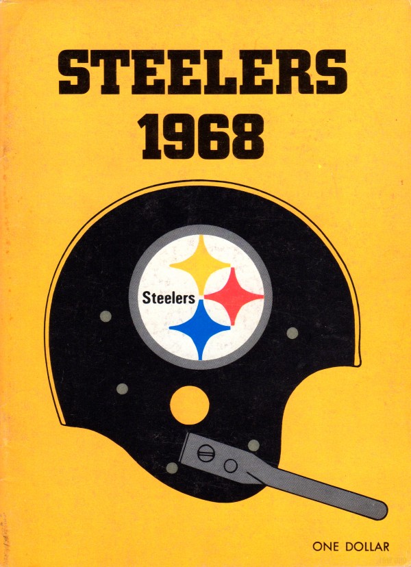 1968 Pittsburgh Football Helmet Art Print