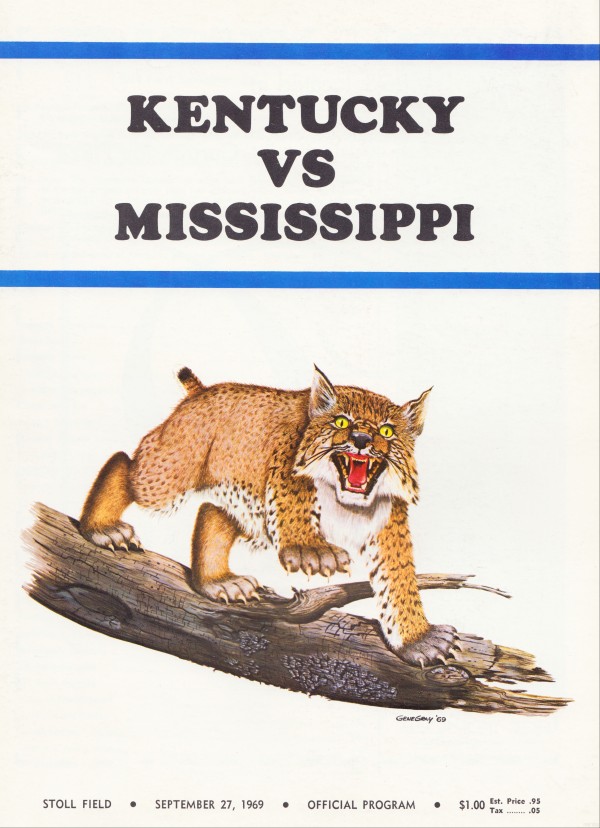 1969 Ole Miss Rebels at Kentucky Wildcats Print