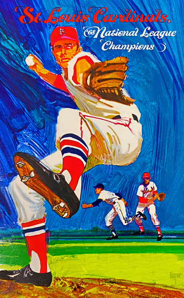 1969 St. Louis Cardinals Baseball Art Print