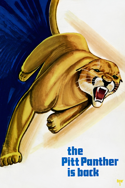 1970 Pitt Panther Art Print