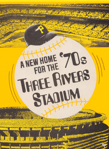 1970 Pittsburgh Pirates Three Rivers Stadium Art Print