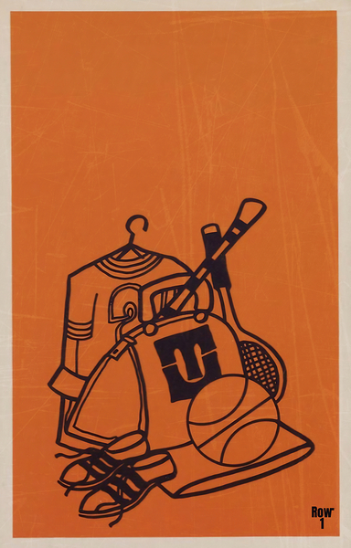 1970s tennessee womens sports art Print