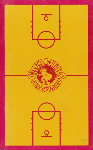 1971 Cleveland Cavaliers Basketball Floor  Print