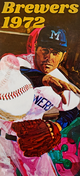 1972 Milwaukee Brewers Retro Art Print