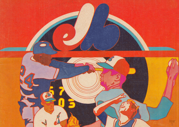 1972 Montreal Expos Throwback Art Print