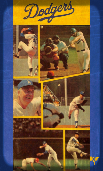 1974 LA Dodgers Baseball Viewfinder Slide Style Art Print