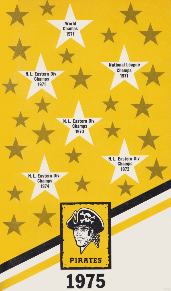 1975 Pittsburgh Pirates art Print