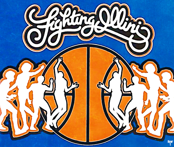 1976 Illinois Fighting Illini Art by Jack Davis Print