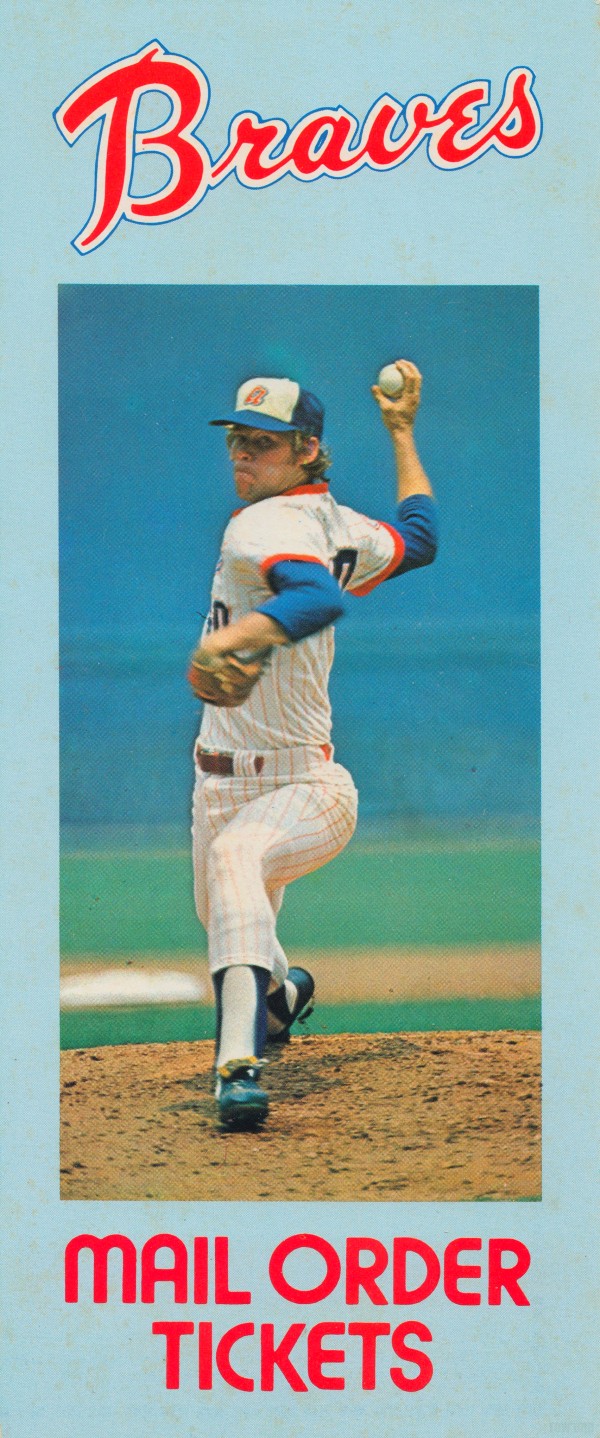 1977 Atlanta Braves Season Ticket Order Form Reproduction Baseball Art Print