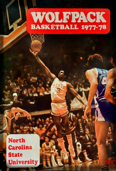 1977 NC State Basketball Throwback Art Print