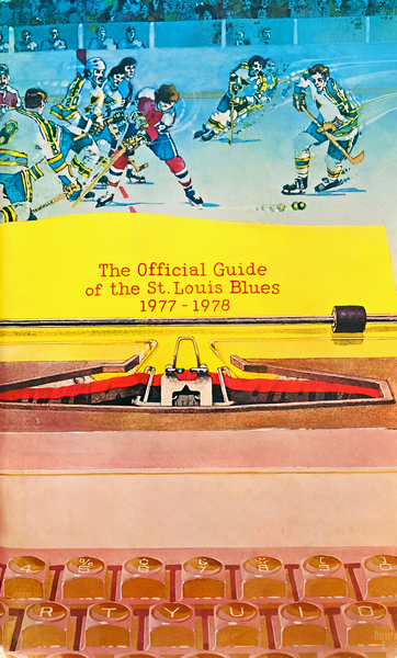 1977 St. Louis Blues Hockey Art Print