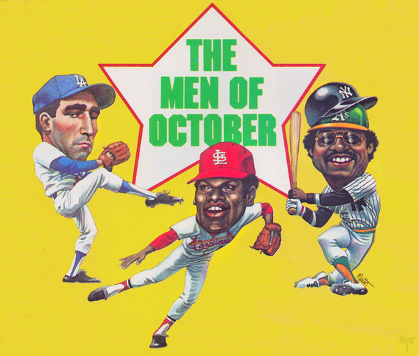 1979 Baseball Men of October Cartoon Art Print