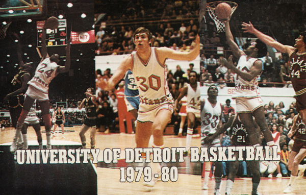 1979 Detroit Titans Basketball Poster Print