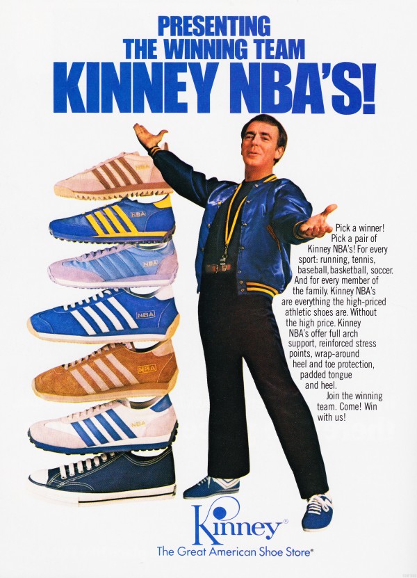 1979 Kinney NBA Shoes Ad Print