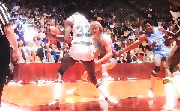 1979 Magic vs. Bird Print