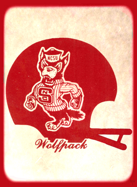 1979 North Carolina State Football Helmet Art Print
