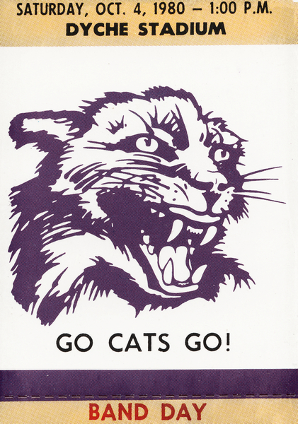 1980 Northwestern Band Day Ticket Stub Remix  Print