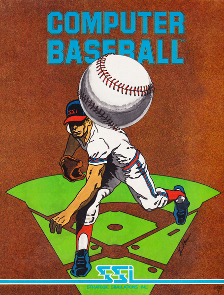 1980 Computer Baseball Game Art Print
