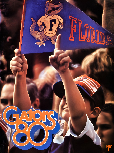 1980 Florida Gators Football Print