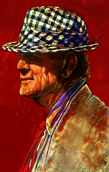 Bear Bryant Crimson Sky  Print