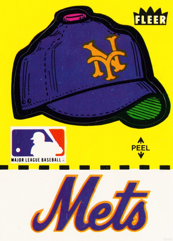 1981 New York Mets Fleer Decal Art Print