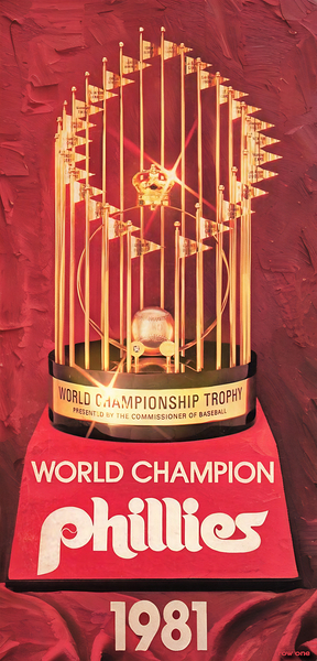 1981 Philadelphia Phillies Champion Art Print