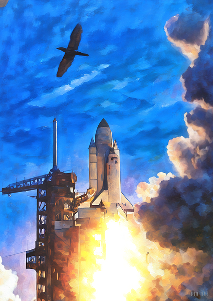 1981 Space Shuttle Launch by Row One Brand
