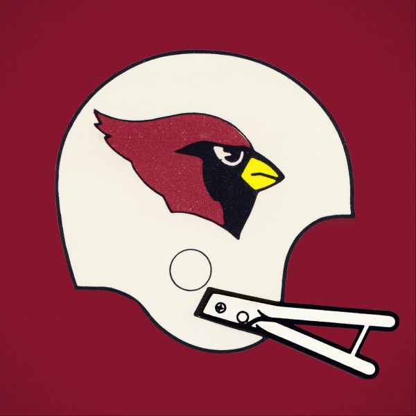1982 Cardinals Football Helmet Art Print