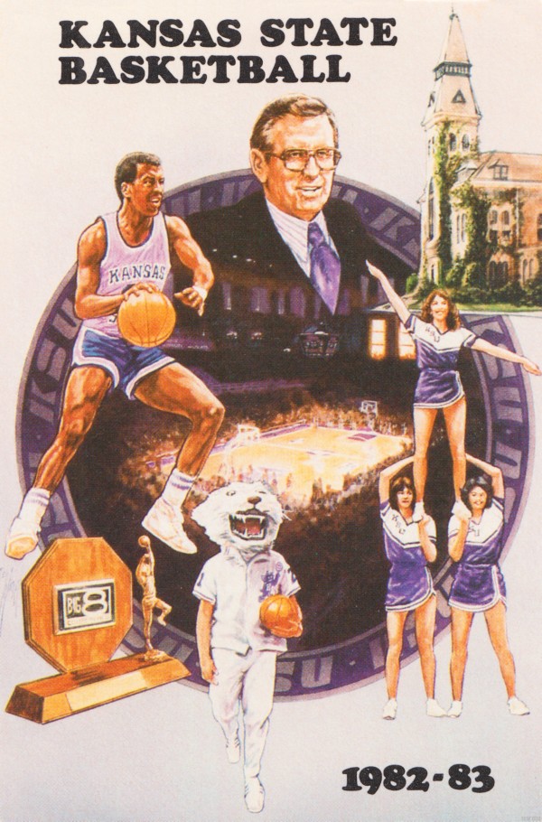 1982 Kansas State Basketball Poster Print