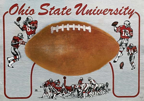 1982 Ohio State Football Art Print