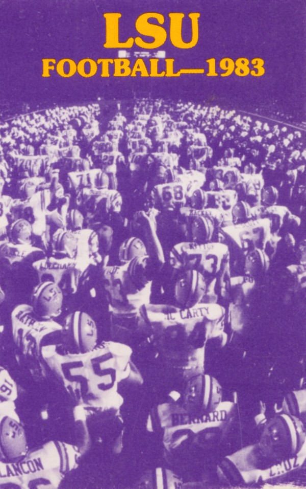 1983 LSU Tigers Football Art Print