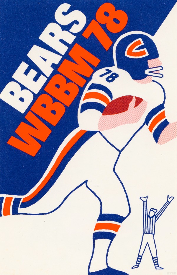 1984 Chicago Bears Retro Art Print