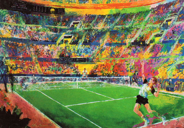 1984 John McEnroe vs. Ivan Lendl Tennis Art Print