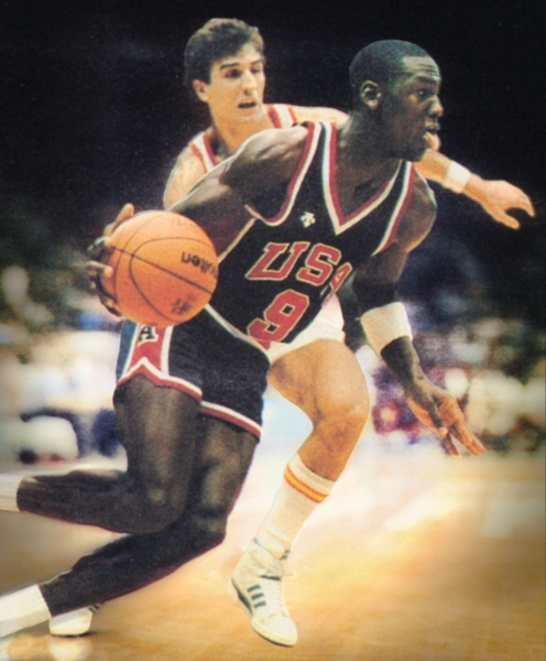1984 Michael Jordan USA Basketball Art  Print