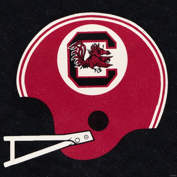 1984 South Carolina Football Helmet Art  Print