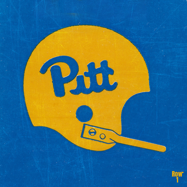 1984 Pitt Panthers Helmet Art Print