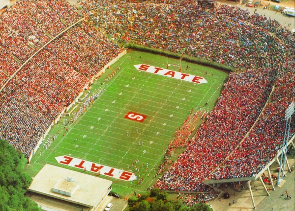 1985 NC State Carter Finley Stadium Art Print