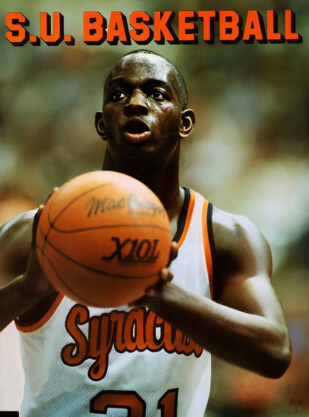 1985 Syracuse Basketball Pearl Washington  Print