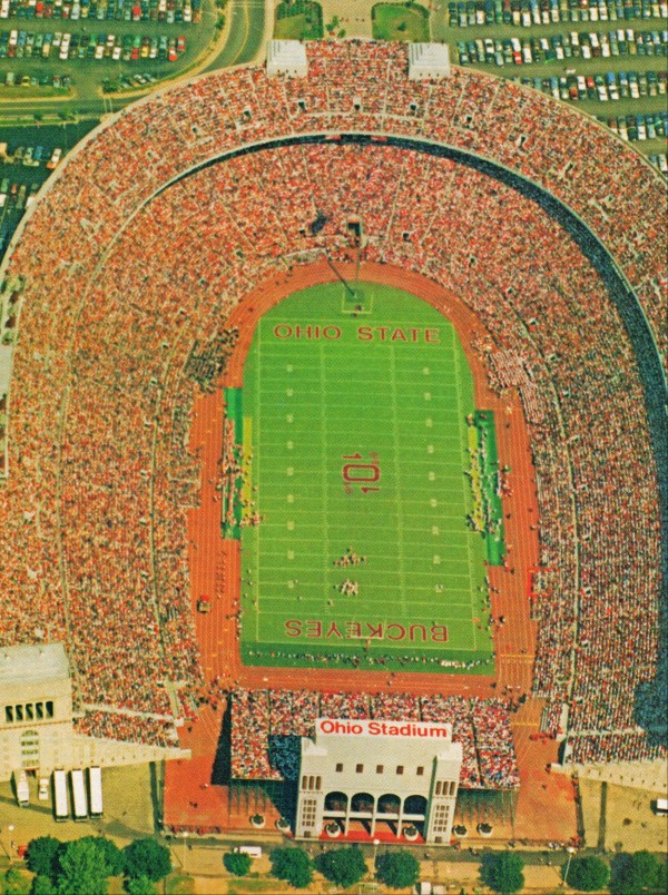 1986 Ohio Stadium Poster Columbus Print
