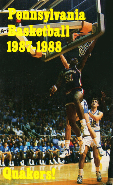 1987 Penn Quakers Basketball Poster Print