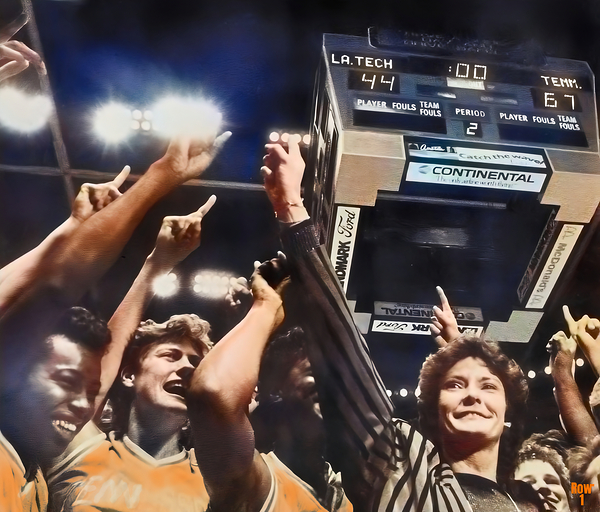 1987 tennessee vols womens basketball celebration Print