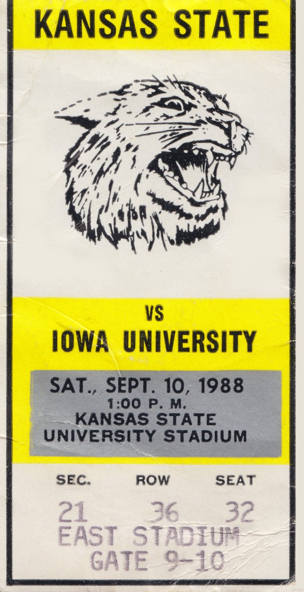 1988 Kansas State vs. Iowa Print