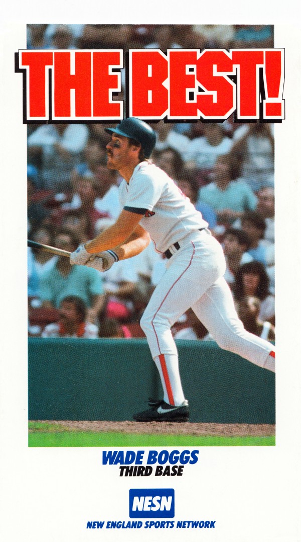 1988 wade boggs poster new england sports network Print