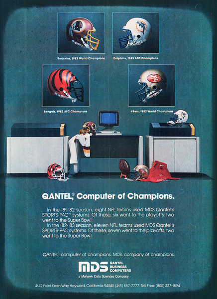 1983 Qantel Computer Ad by Row One Brand