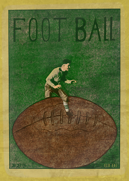 Early 1900s Baylor Football Art Print