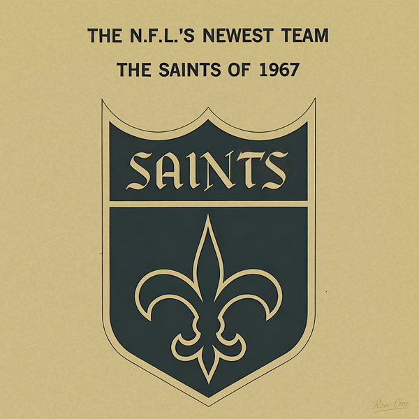 1967 NFL Newest Team New Orleans Saints Print
