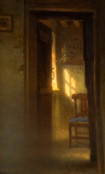 1870s Doorway Art Remix  Print