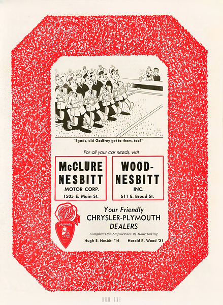 1950 Wood Nesbitt Car Ad Print